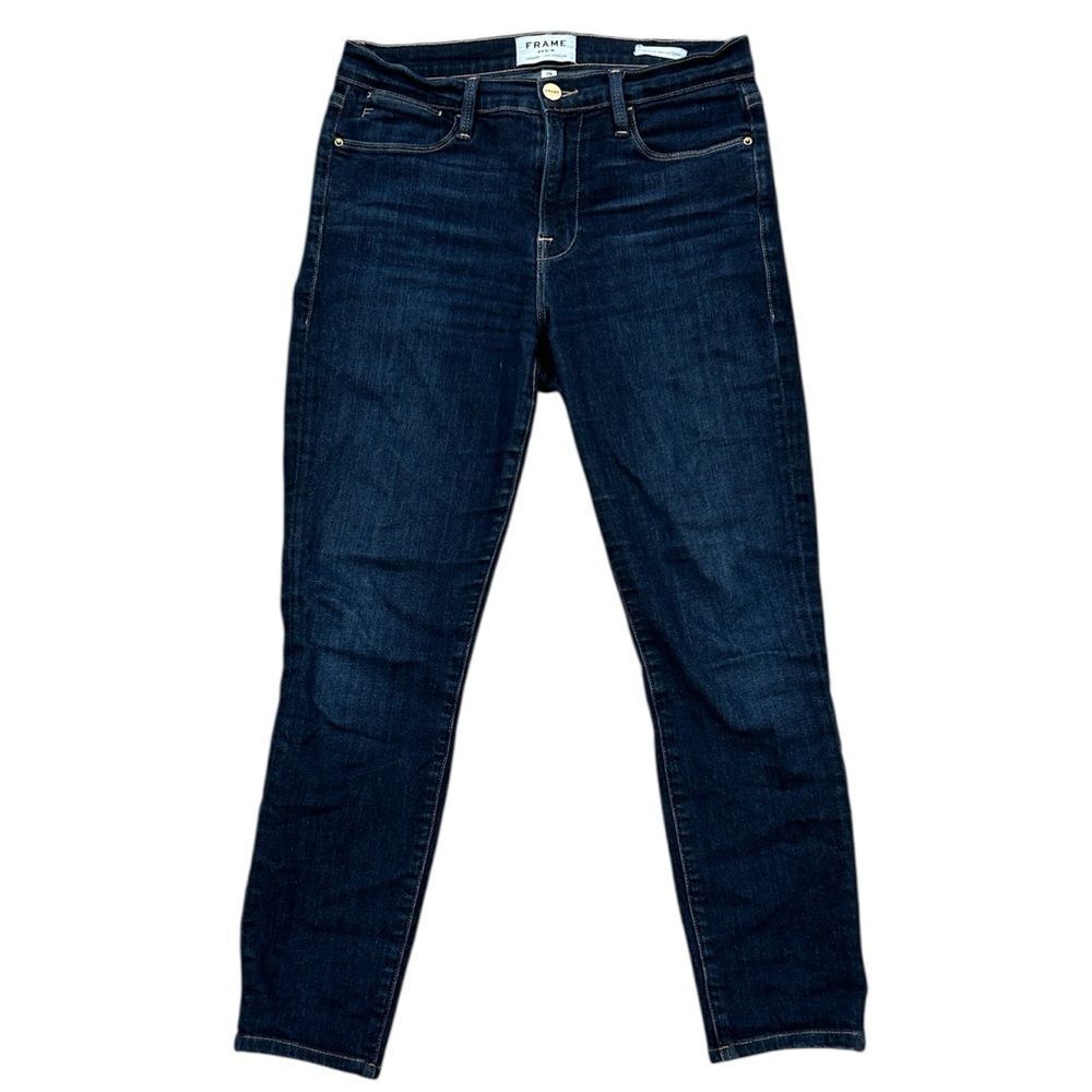 Frame Denim Le High Skinny Crop Jeans